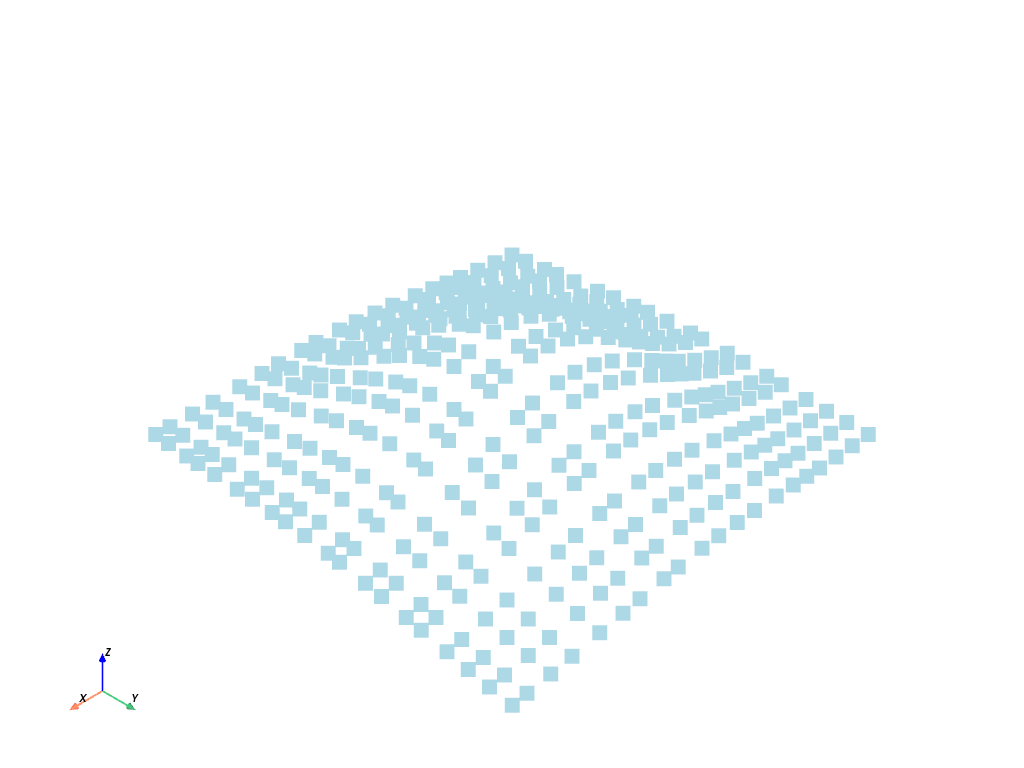 d create tri surface