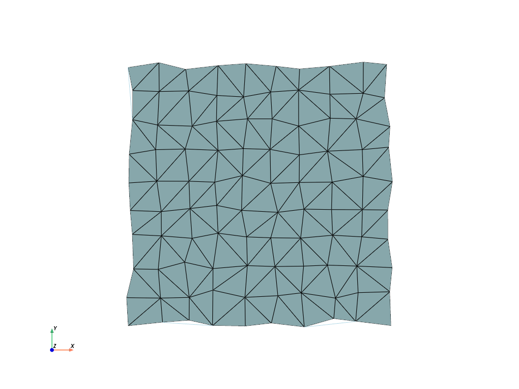 d create tri surface